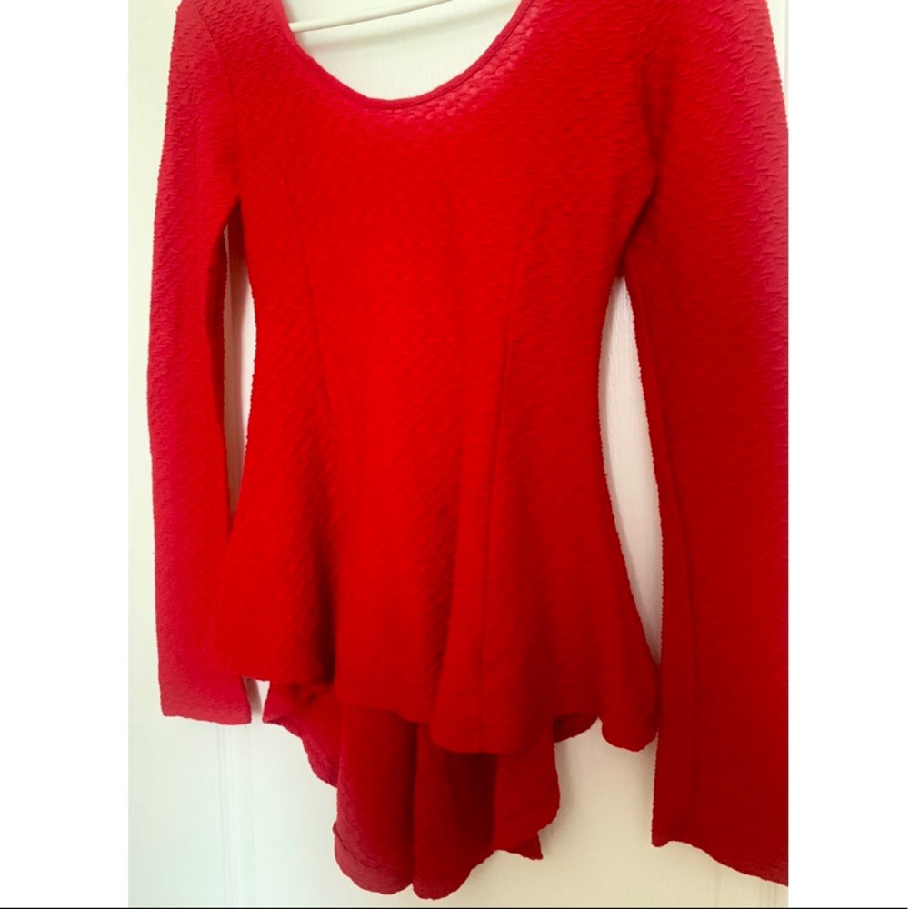 Red Long Sleeve Top ❤️
